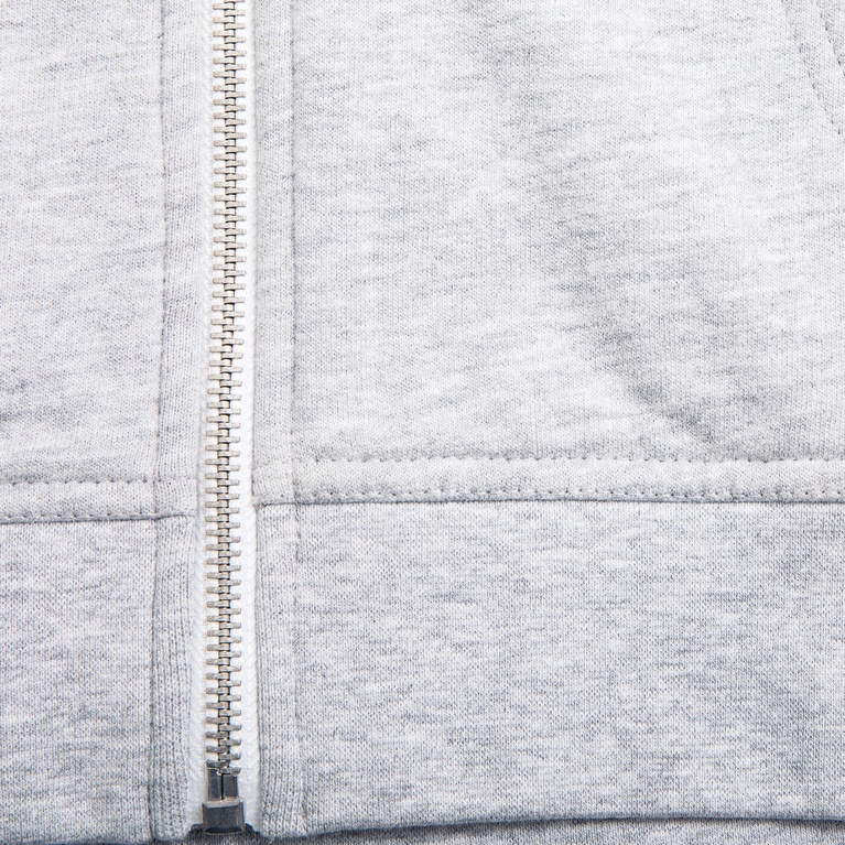 Zip hoodie "Tom star" Light greymelange